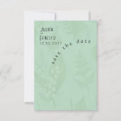 Lelie van Vallei | Sage Green Sla de datum op (Voorkant)