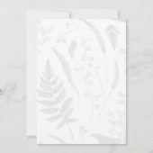 Lelie van Vallei | Schaduw Botanische voor- en ach Kaart (Achterkant)