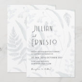 Lelie van Vallei | Schaduw Botanische voor- en ach Kaart (Voorkant / Achterkant)