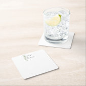 Lelie van Vallei | wit douane Kartonnen Onderzetters (Insitu)