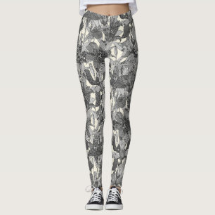 lelie zwarte parel leggings