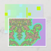 Leliebloem met rand Briefkaart (Voorkant / Achterkant)