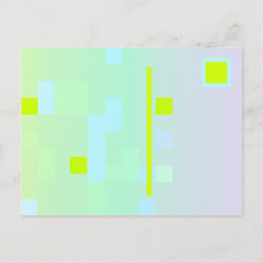 Leliebloem met rand Briefkaart (Achterkant)