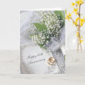 Leliebouquet 60ste verjaardag  kaart (Gele Bloem)