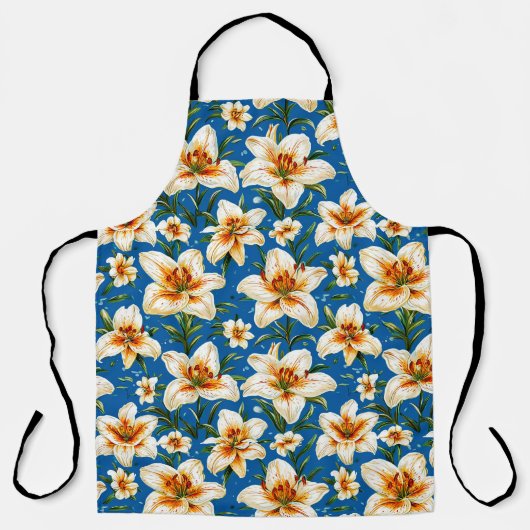 Leliemotief Schort (Voorkant)