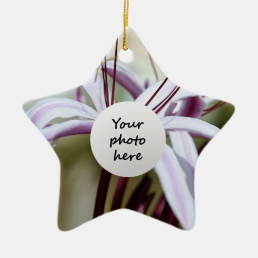 Lelieornamenten Keramisch Ornament (Voorkant)