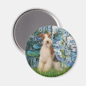 Lelies 1 - Wire Fox Terrier 3 Magneet (Voorkant / Achterkant)