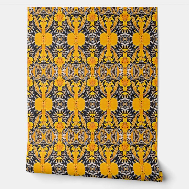 Lelies 2 behang (Afrollen)