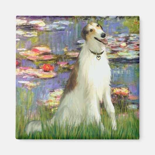 Lelies 2 - Borzoi Magneet (Voorkant)