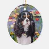 Lelies 2 - Cavalier (tri kleur) Keramisch Ornament (Links)