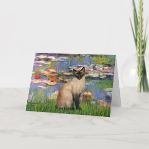 Lelies 2 - Seal Point Siamese kat Kaart