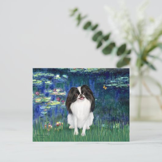 Lelies 5 - Japanse Chin 3 Briefkaart (Staand voorkant)