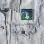 Lelies 5 - Westie 1 Vierkante Button 5,1 Cm (In situ)