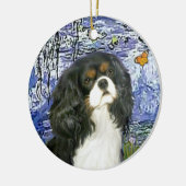 Lelies 6 - Cavalier (driekleurig) Keramisch Ornament (Links)