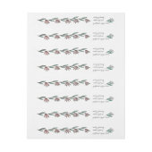  lelies Adresetiketten Adreslabel Wikkel (Vel)