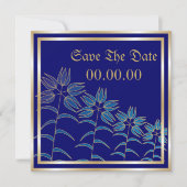 lelies Bewaar de datumaankondigingen Save The Date (Voorkant)