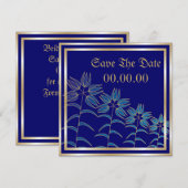  lelies Bewaar de datumaankondigingen Save The Date (Voorkant / Achterkant)