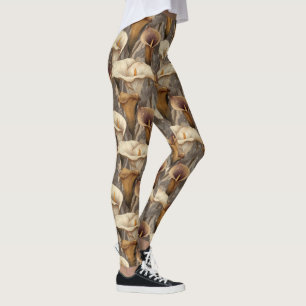 lelies Bloem Workout Kleding Calla-lelies Glans Leggings