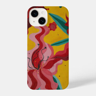 lelies, bloemen, abstractie, abstractionisme, iPhone 14 hoesje