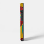 lelies, bloemen, abstractie, abstractionisme, iPhone hoesje (Linkerkant)