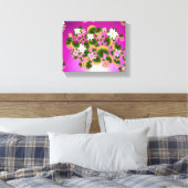 Lelies Canvas Afdruk (Insitu (Slaapkamer))