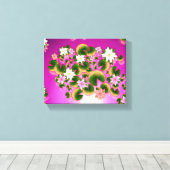 Lelies Canvas Afdruk (Insitu (Houten vloer))