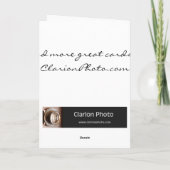 Lelies - dank u! bedankkaart (Achterkant)