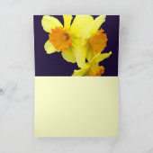 Lelies en narcissen Wenskaart Kaart (Binnen)