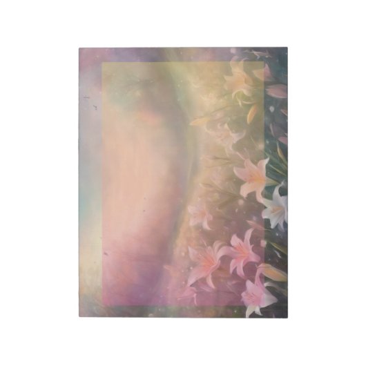 Lelies in het Meadow Notitieblok (Linkerzijde)