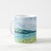 Lelies in Meer Koffiemok (Voorkant links)