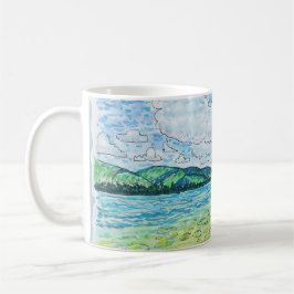 Lelies in Meer Koffiemok