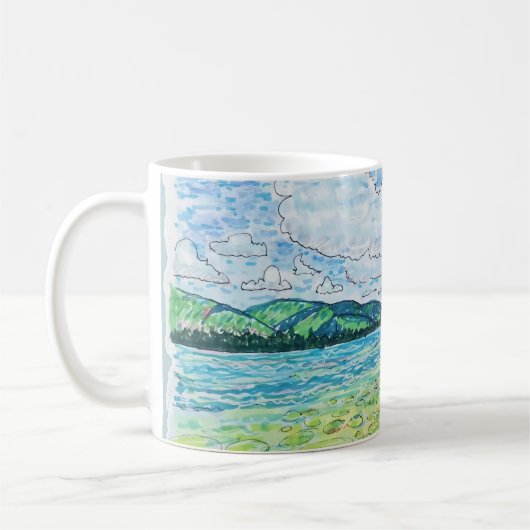 Lelies in Meer Koffiemok (Links)