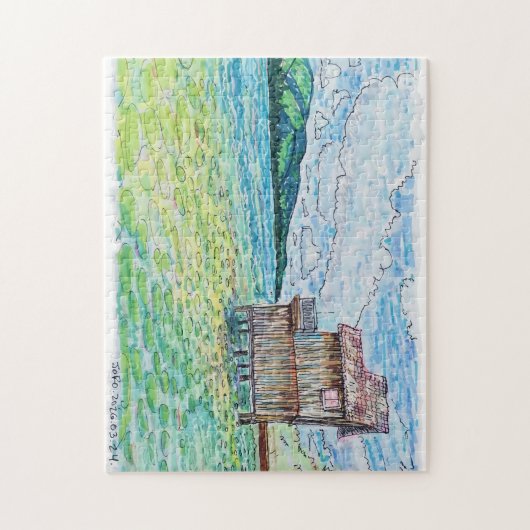 Lelies in Meer Legpuzzel (Verticaal)