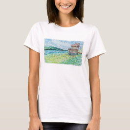 Lelies in meer t-shirt