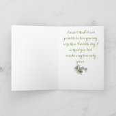 Lelies, mijn liefde groeit alleen bruiloft Jubileu Kaart (Binnen)