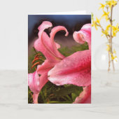 Lelies na de regen kaart (Gele Bloem)