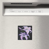 Lelies schilderij magneet (Insitu (Vaatwasser))