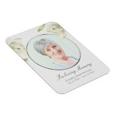  Lelies Sympathie Memorial Keepsake Foto Magneet (Rechterzijde)