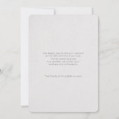  Lelies Sympathy Memorial Foto Dank u Bedankkaart (Achterkant)