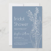 Lelies van de vallei Bridal Shower Invitation Kaart (Voorkant)