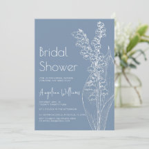Lelies van de vallei Bridal Shower Invitation