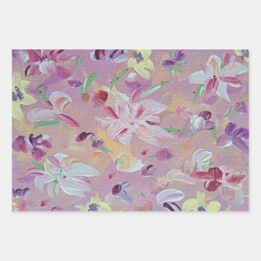 Lelies van de vallei inpakpapier vel (Voorkant)