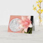 Lelies voor altijd kaart (Gele Bloem)