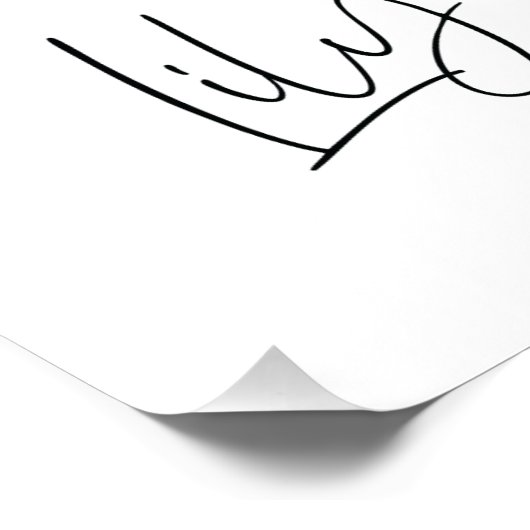 Lelietje-van-dalen bloem voor geboortemaand mei perfect poster (Hoek)