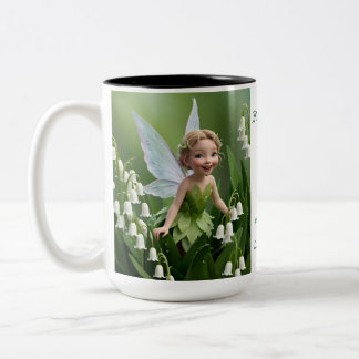 Lelietje-van-dalen Bloemenfee Tweekleurige Koffiemok