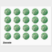 Lelietje-van-dalen bloemzegels stickers (Vel)