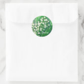 Lelietje-van-dalen bloemzegels stickers (Tas)