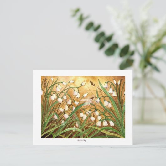 Lelietje-van-dalen Briefkaart (Staand voorkant)