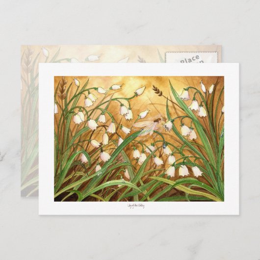 Lelietje-van-dalen Briefkaart (Voorkant / Achterkant)