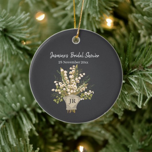 Lelietje-van-dalen Bruidsmeisjes Bruiloft Keramisch Ornament (Boom)